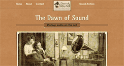 Desktop Screenshot of dawnofsound.com