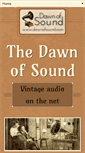 Mobile Screenshot of dawnofsound.com